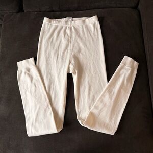Hanna Andersson Kids Cream Pajama Bottoms